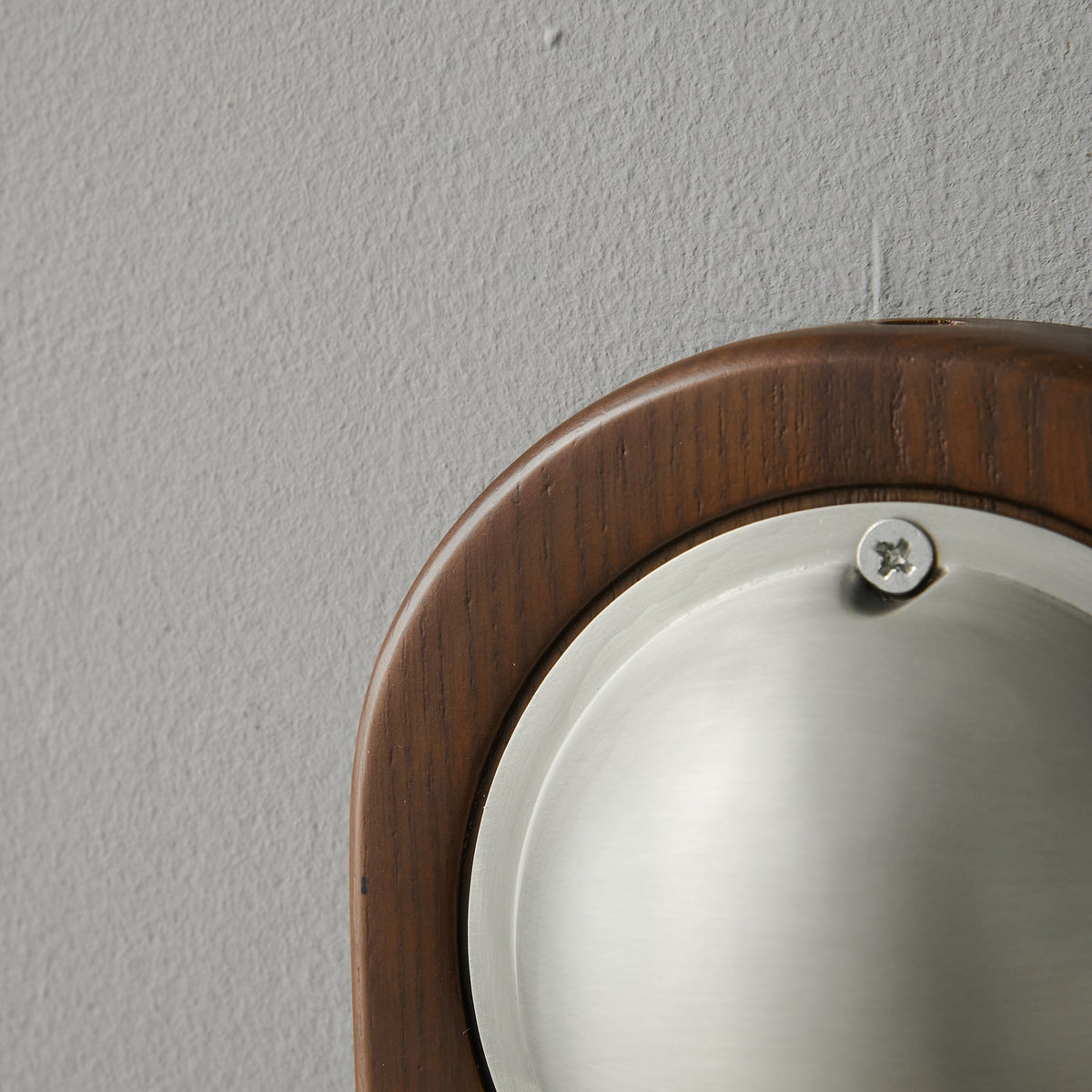 Alfi Wall Lamp – Natural Ash Wood & Metallic Shade Modern Wall Sconce