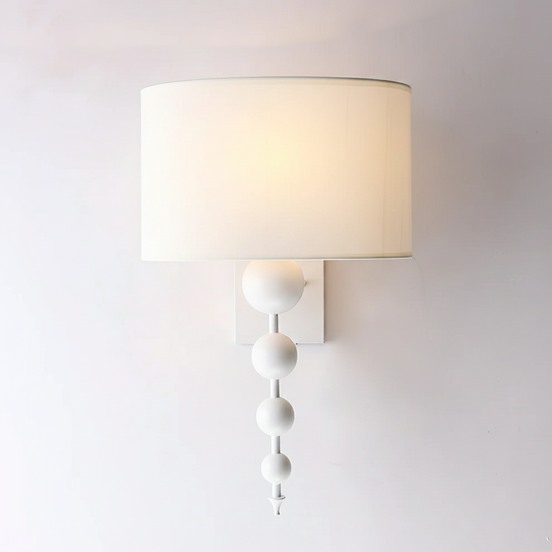 Amasya Wall Lamp – Premium Brass & Tailored Fabric Modern Wall Sconce
