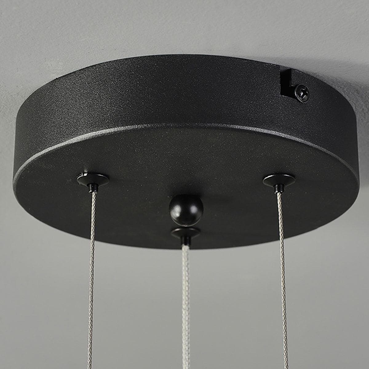 Andromeda Pendant Lamp – Dual-Lighting Metal Disc & Starry Sky Perforated Pendant