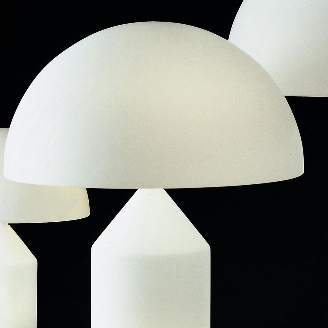 Atollo Alabaster Table Lamp | Luxury Natural Stone Dome Statement Light