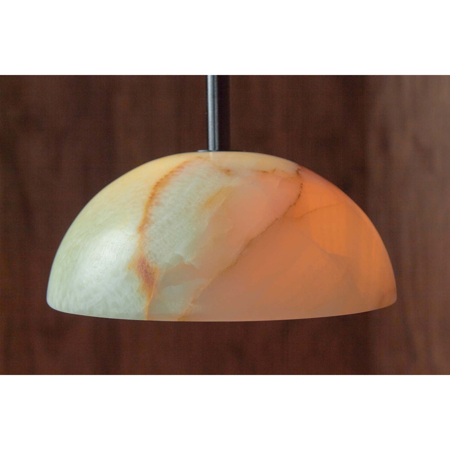Aurelia Pendant Lamp | Luxury Jade & Brass 32-Inch Elongated Pendant