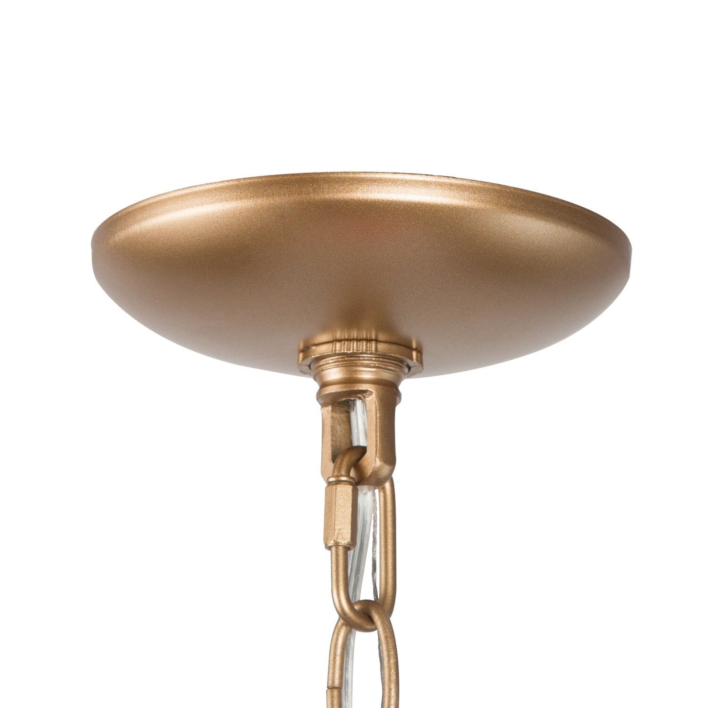 Barbados Chandelier | Modern Brass 6-Light Crystal Drop Pendant