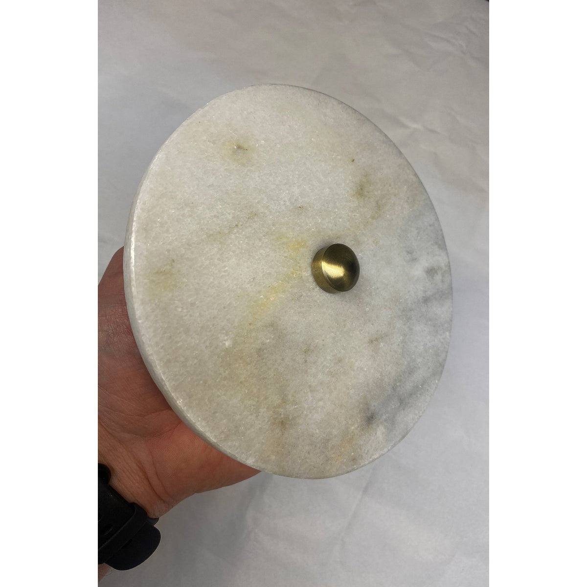 Beran Wall Lamp – Sleek Metal & Natural Marble Wall Sconce
