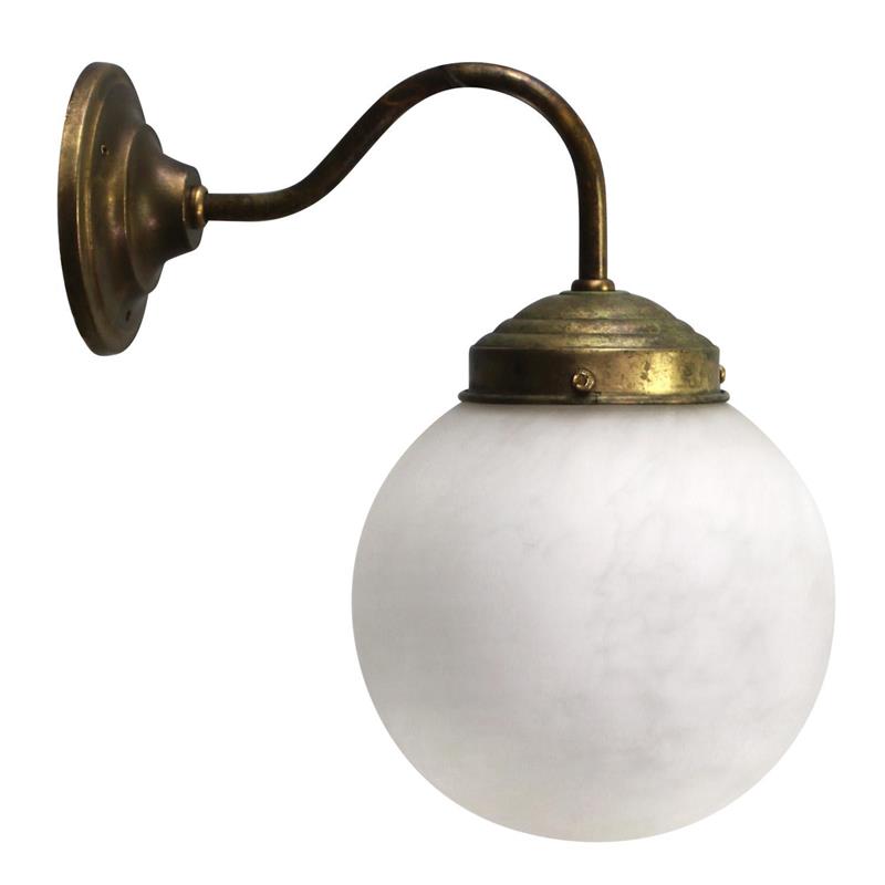 Bliss Alabaster Wall Lamp – Refined Antique Brass & Spanish Alabaster Wall Sconce
