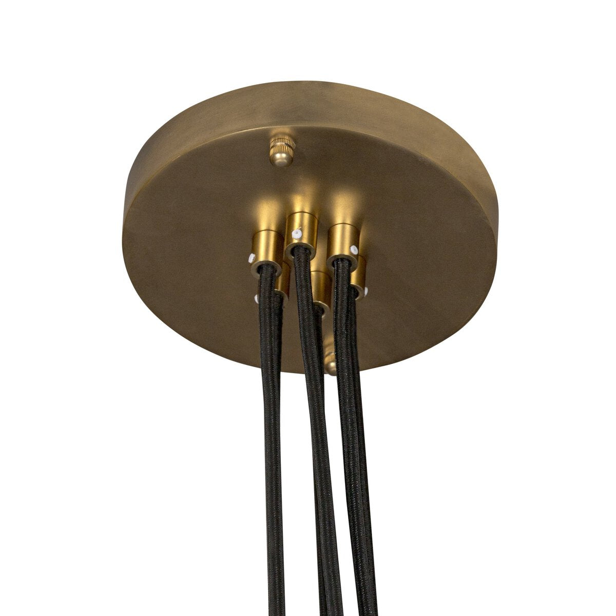 Callisto Brass Chandelier – Adjustable Multi-Disc Brass Chandelier