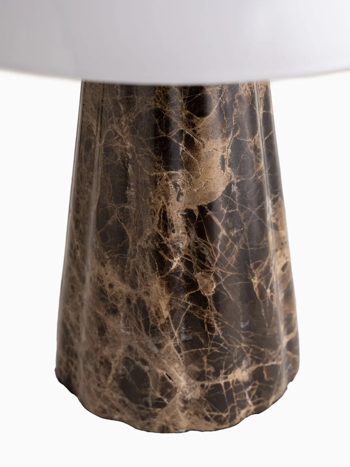 Carme Table Lamp – Celestial Marble Base & Glass Globe LED Accent Lamp