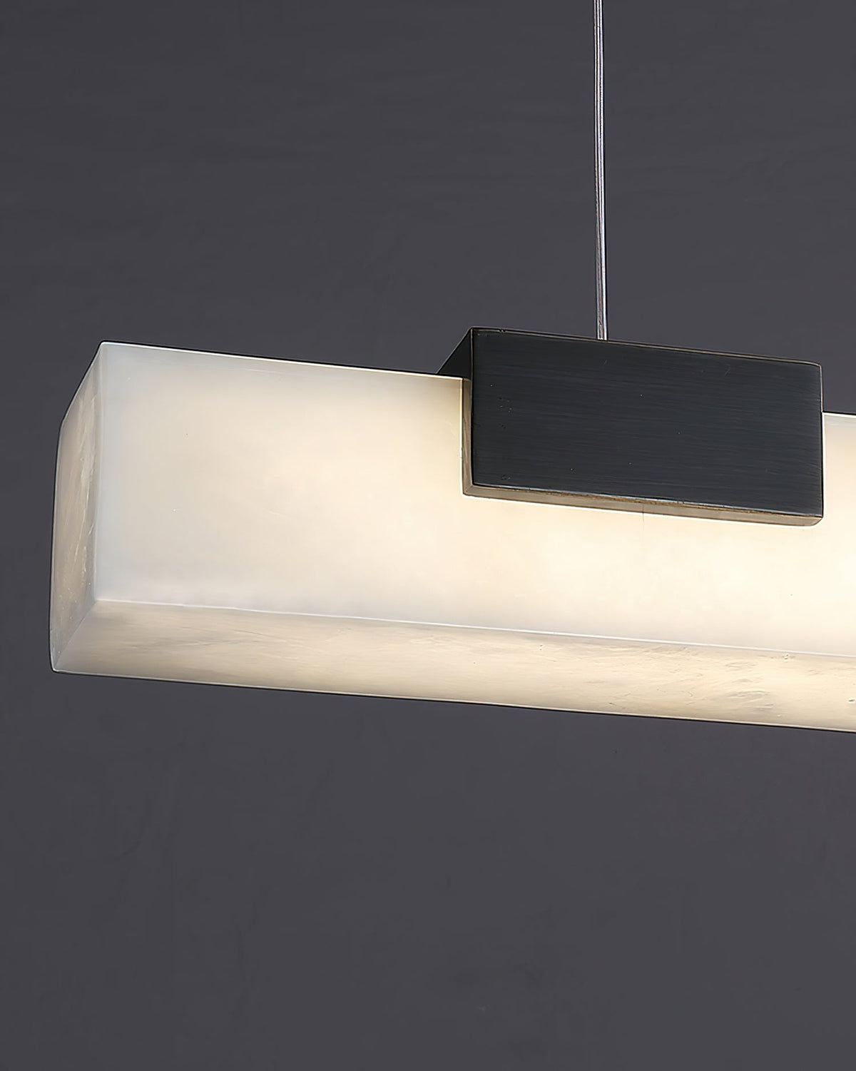 Cary Alabaster Pendant Light – Modern Linear Natural Alabaster LED Suspension