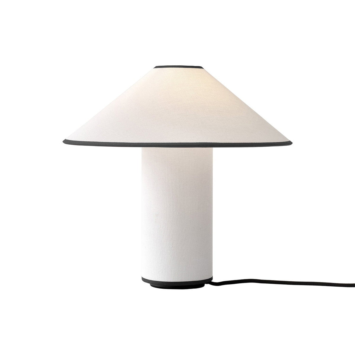 Colette Fabric Table Lamp – Avant-Garde Fully Wrapped Fabric Accent Light