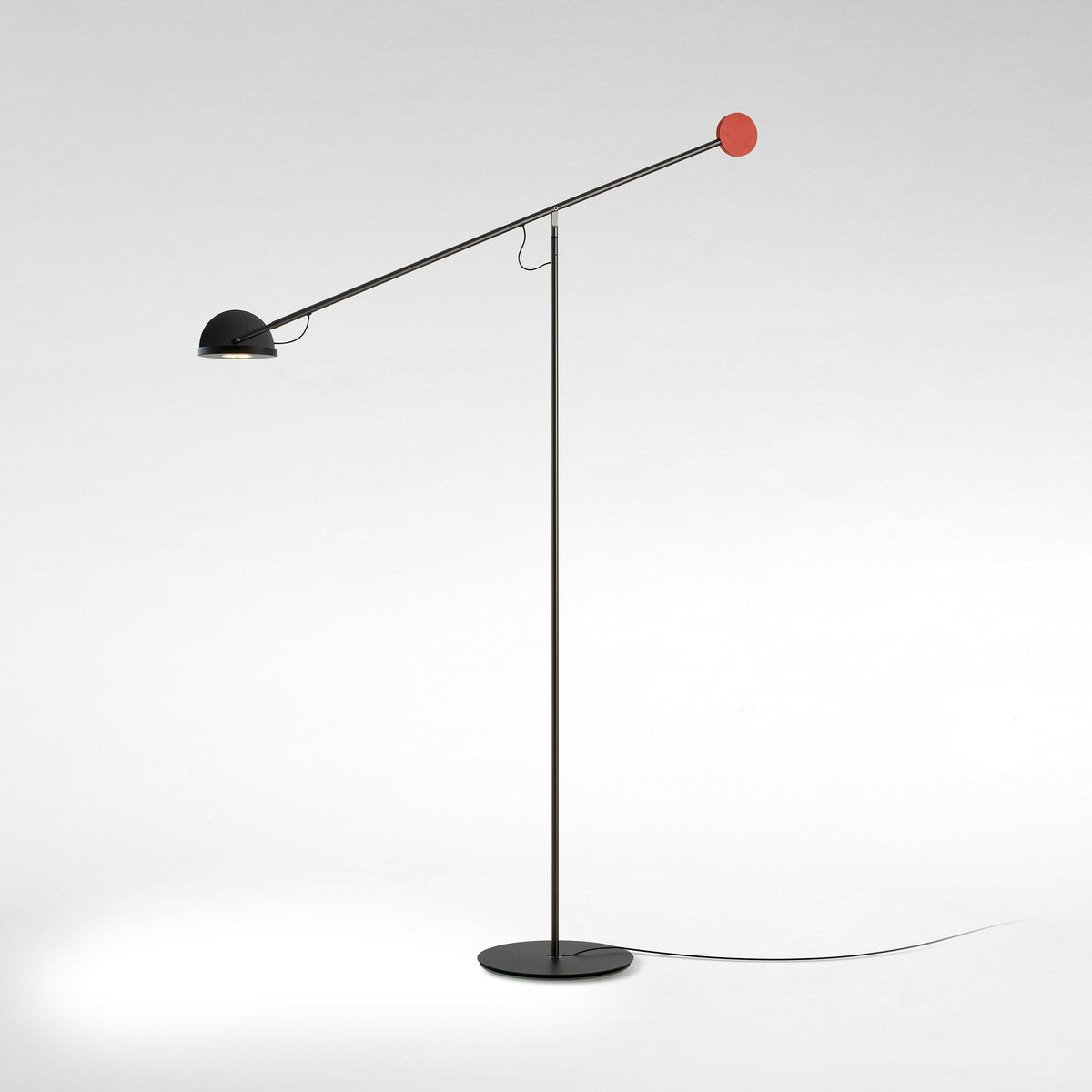 Copernica Floor Lamp – Architectural Linear Iron & Aluminum LED Standing Light