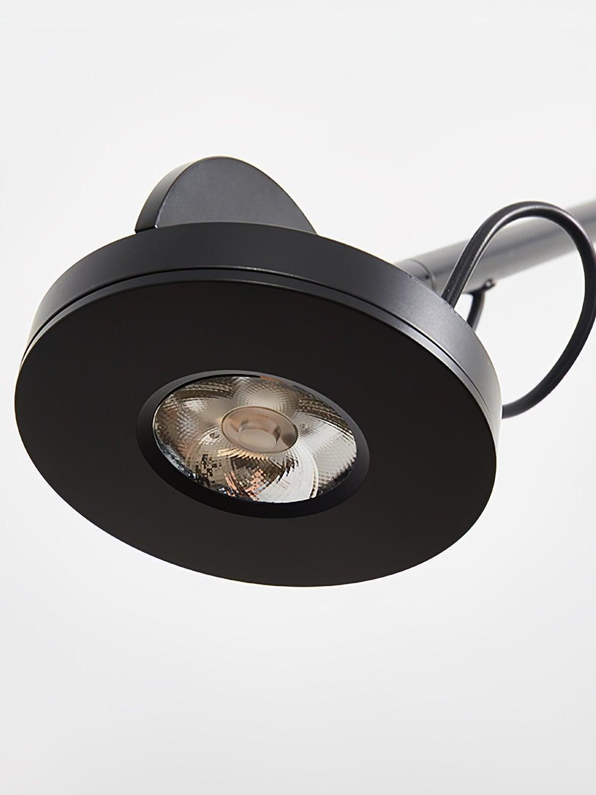 Copernica Wall Lamp – Architectural Linear Iron & Aluminum Swing Arm Sconce