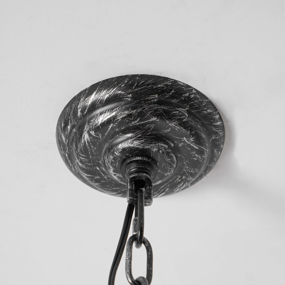 Crystal Inverted Pyramid Chandelier – Ancient Silver Tiered Crystal Pendant Light