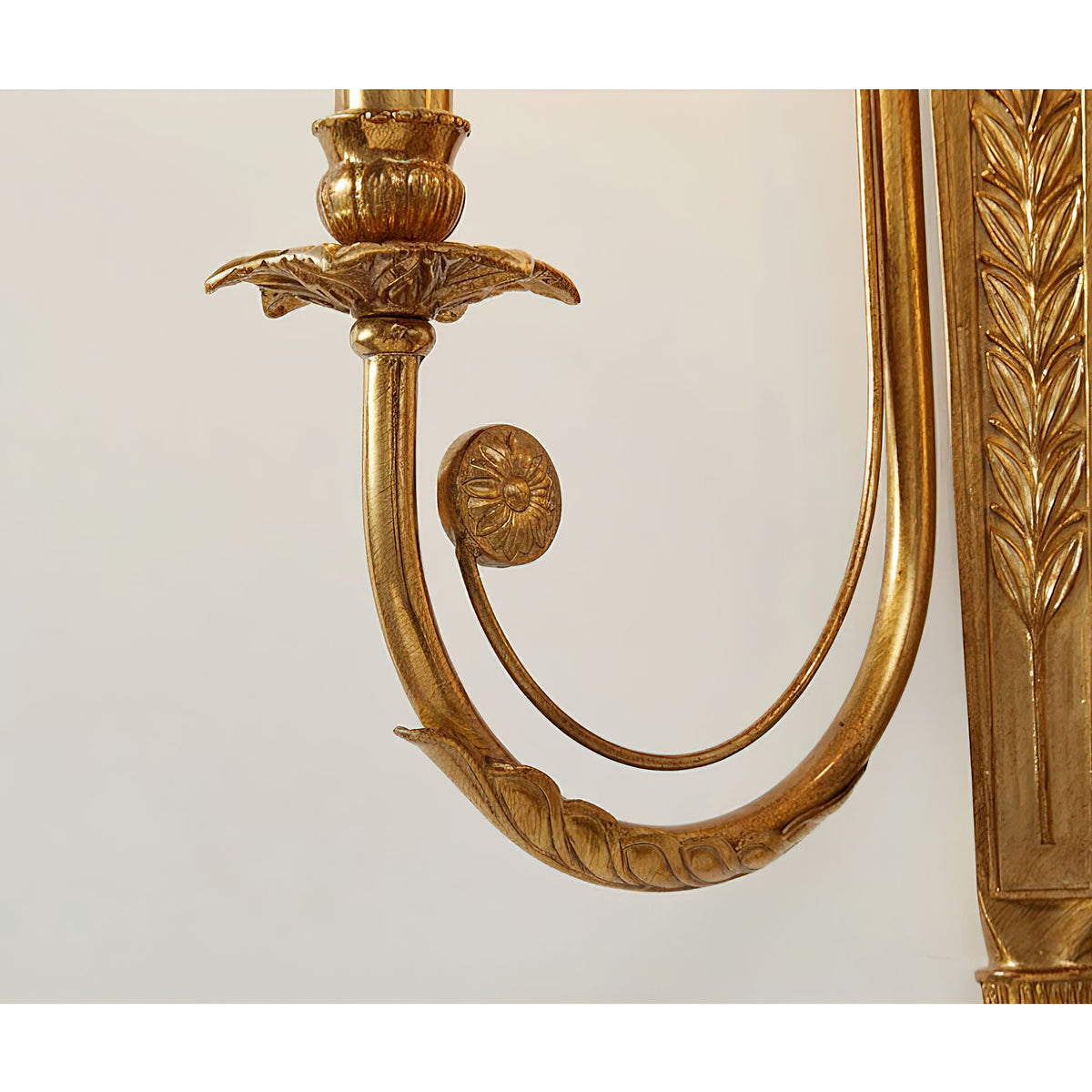 Fabienne Wall Lamp - French Provincial Solid Brass Double-Arm Candle Sconce
