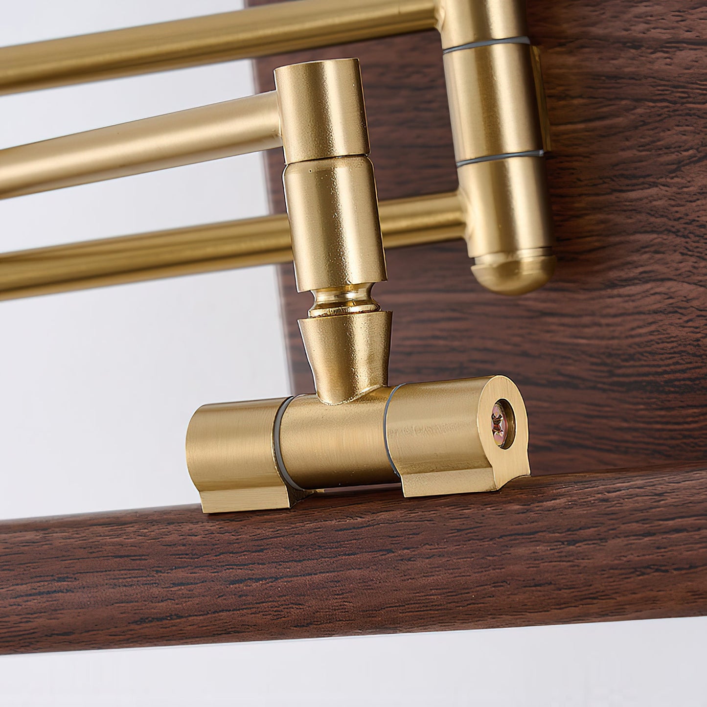 Hinkley Stokes Brass Wall Lamp - Adjustable Integrated LED Bathroom Vanity Light