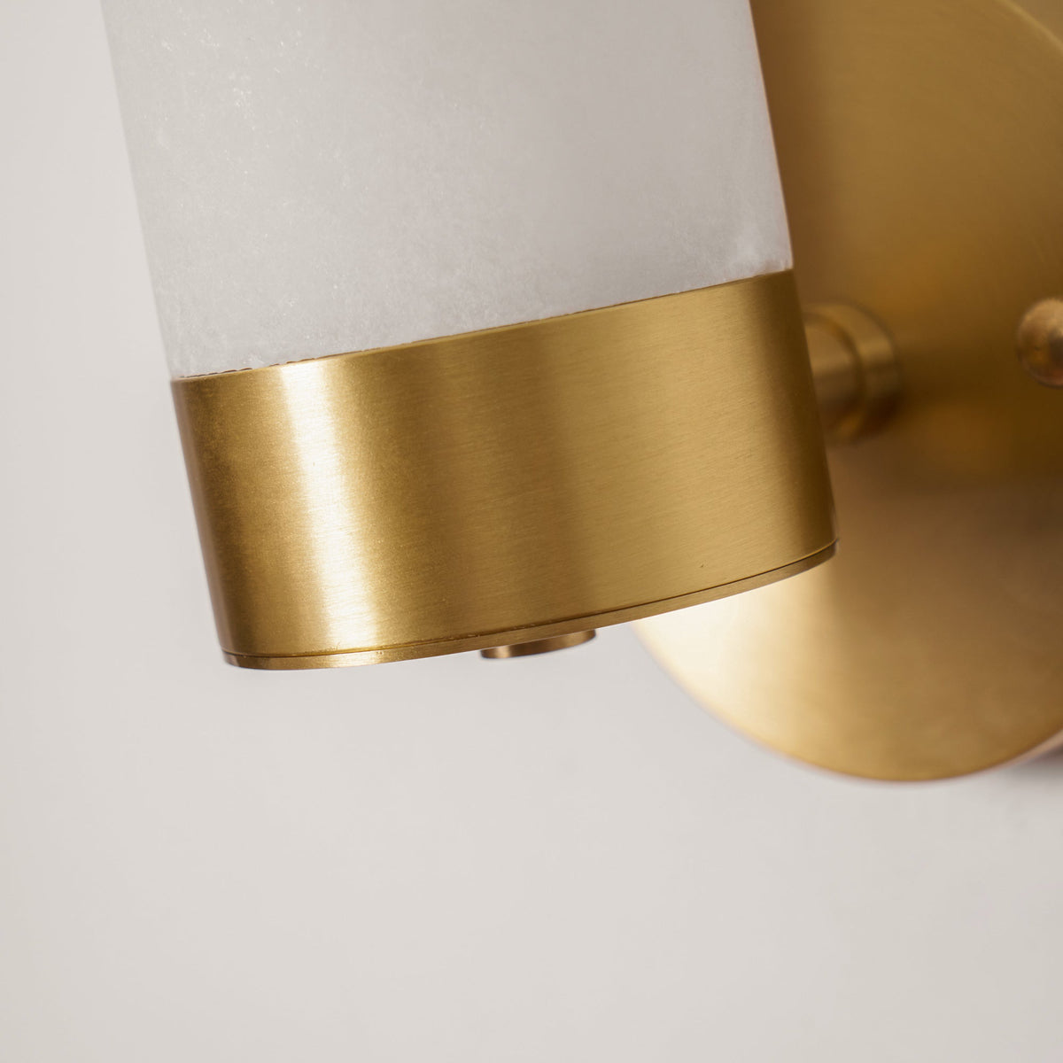 Lampatron Alabaster Wall Lamp - Natural Spanish Alabaster & Brass Sconce