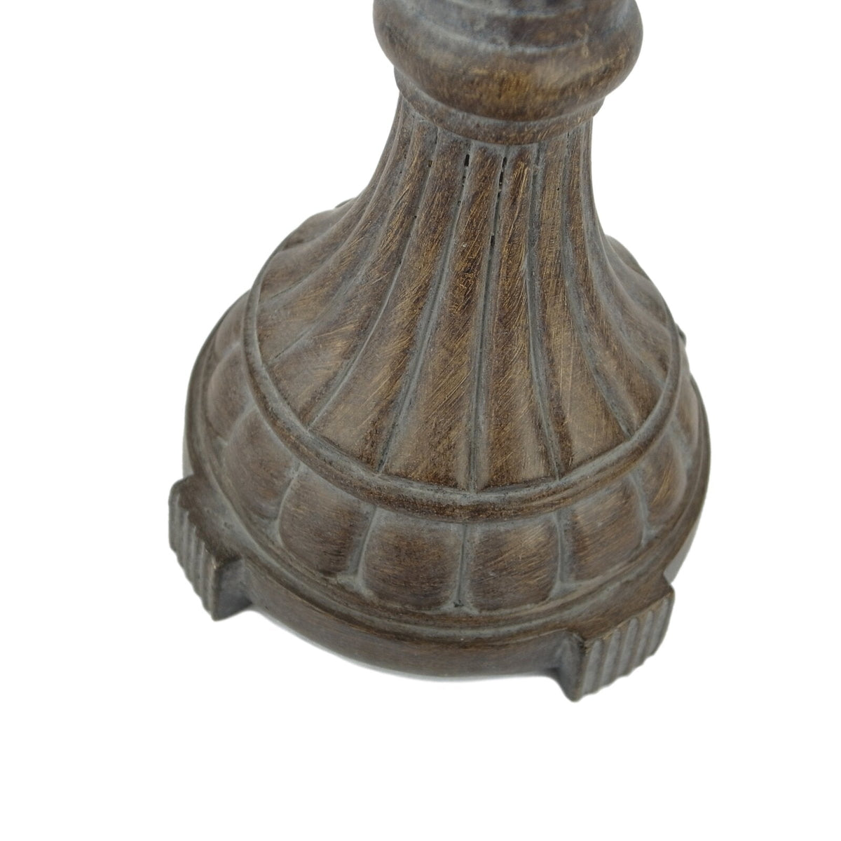 Lansdale Table Lamp - Whitewashed Weathered Wood & Linen Accent Lamp