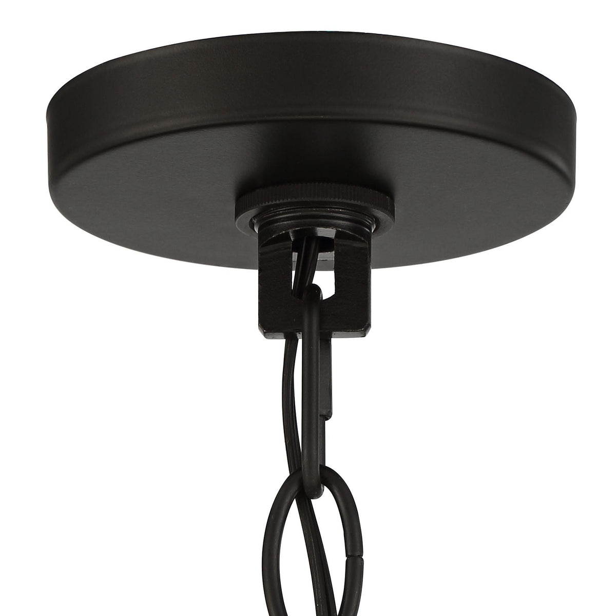 Milanese Chandelier - Modern Industrial Black Brass 12-Light Candelabra