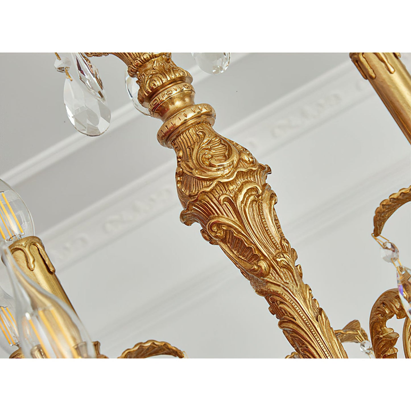 Sabella Crystal Chandelier - Luxury Brass & Crystal Tiered Pendant | Grand Estate 6/8/15/27-Light Chandelier