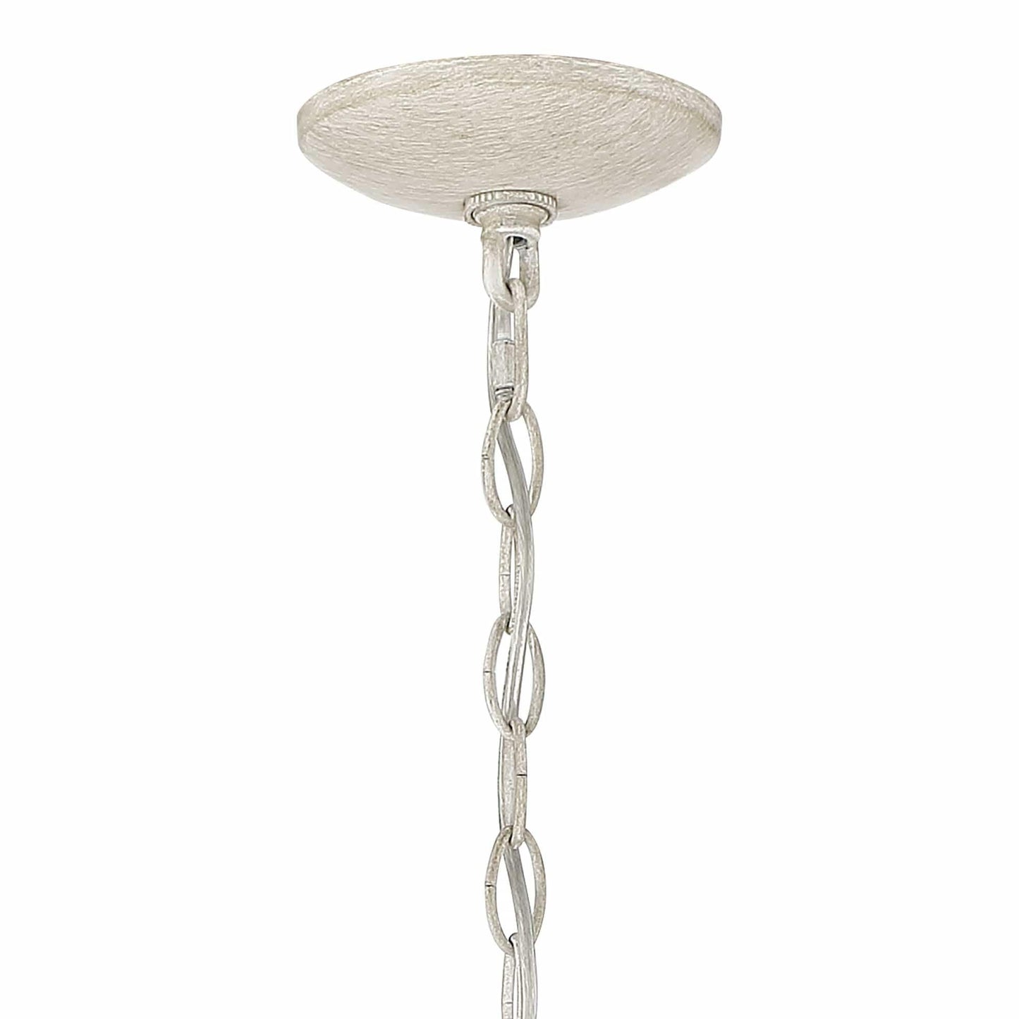 Streator Chandelier - Coastal Wood Beaded Wagon Wheel Pendant Light | Modern Farmhouse Multi-Light Chandelier