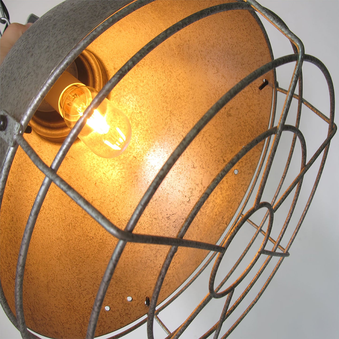 Tagabo Pendant Light - Rustic Antiqued Metal Hanging Pendant | Industrial Kitchen Island Light