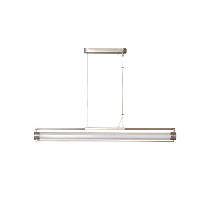 Tamar Wand Pendant Lamp - Linear Drizzled Glass & Metal LED Pendant | Modern Kitchen Island & Dining Light