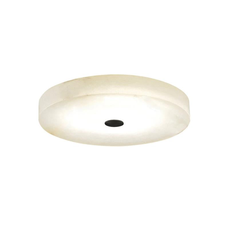 Tamoor Alabaster Ceiling Light - Handcrafted Natural Stone Flush Mount | Modern Low-Profile LED Ceiling Light