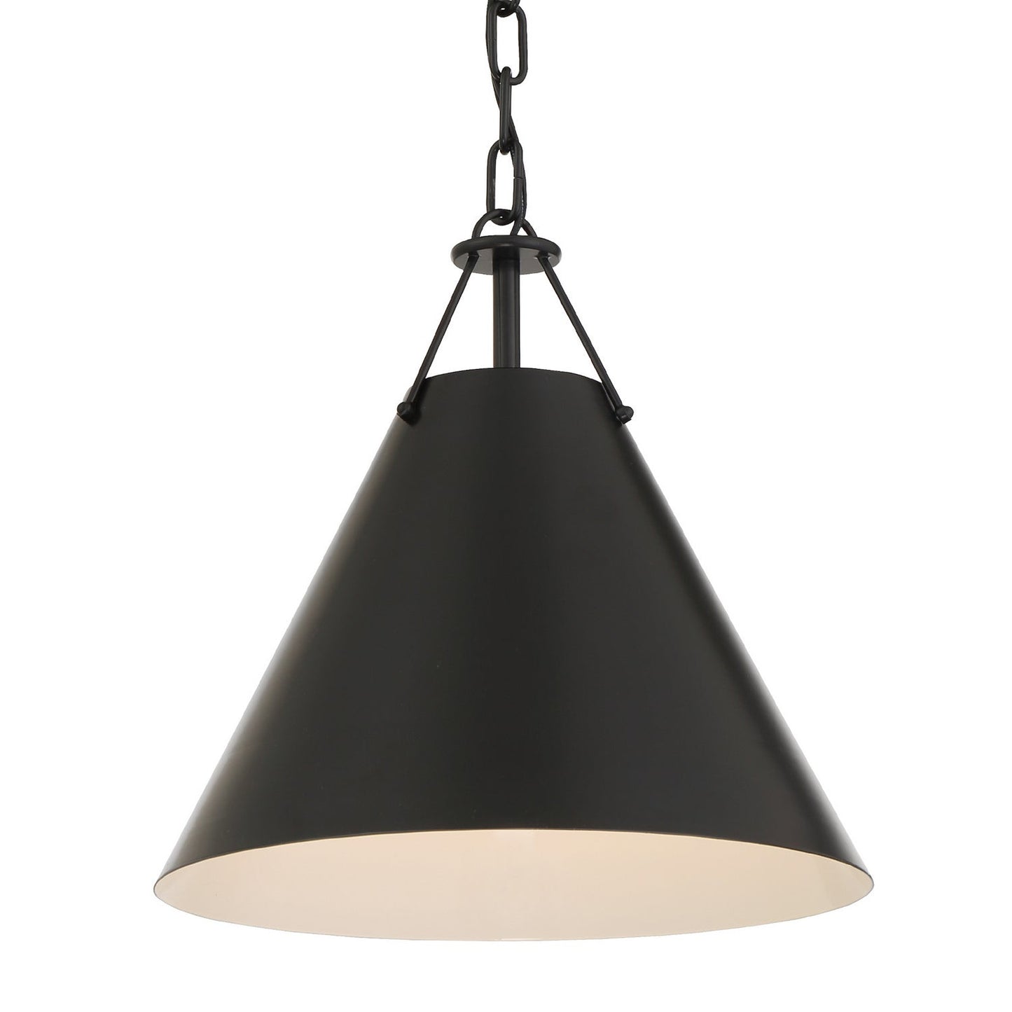 Xavier Pendant Lamp - Modern Conical Metal Chandelier | Minimalist Aluminum & Brass Pendant Light