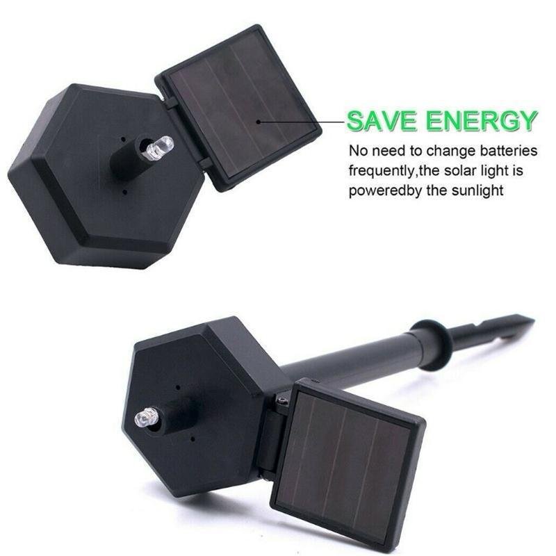 Eagle Figure Garden Solar Post - Resin Eagle & Owl Yard Stake Light | Waterproof Outdoor LED Landscape Lamp