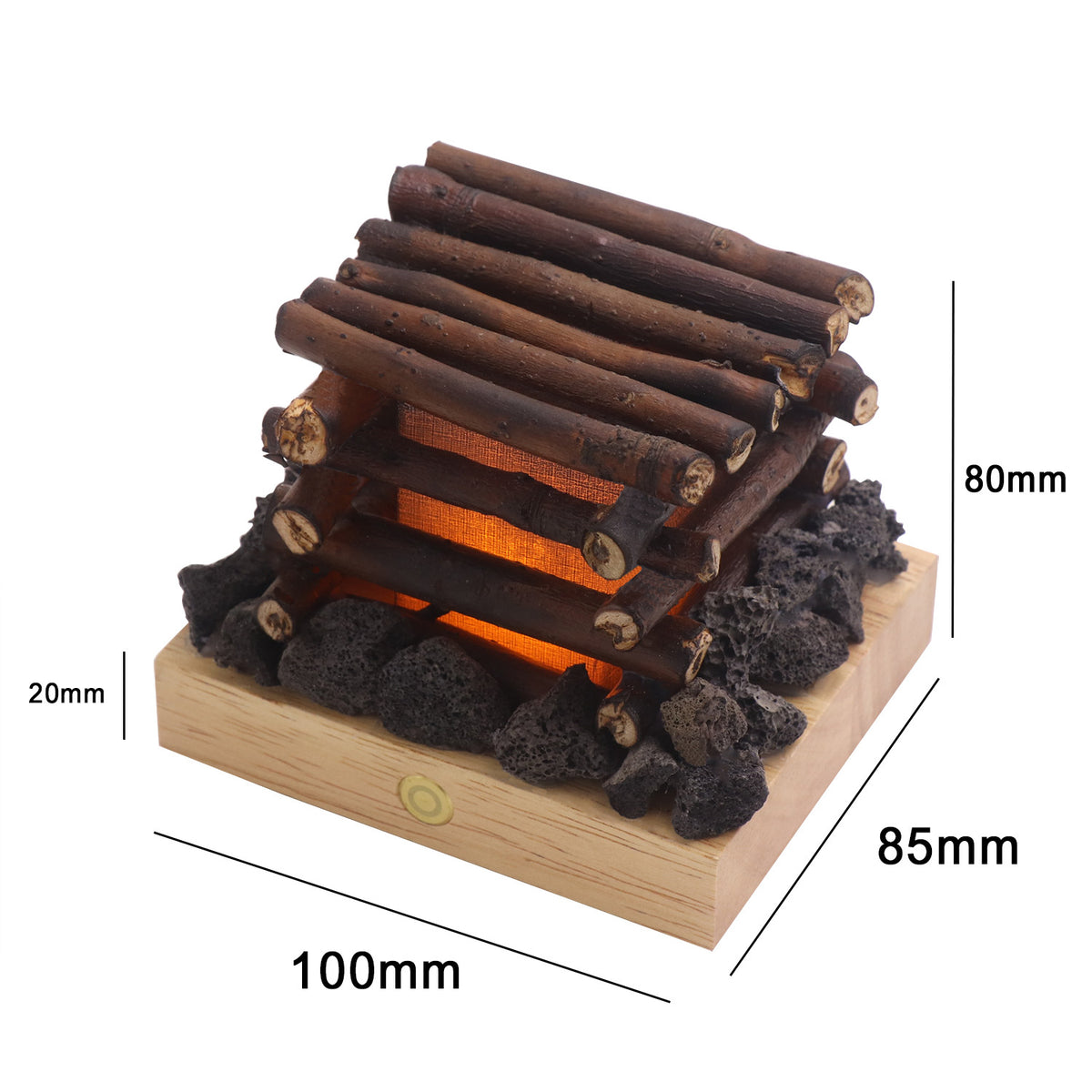 Portable Outdoor Branch Bonfire Lamp | Rechargeable Handcrafted Ambient Night Light