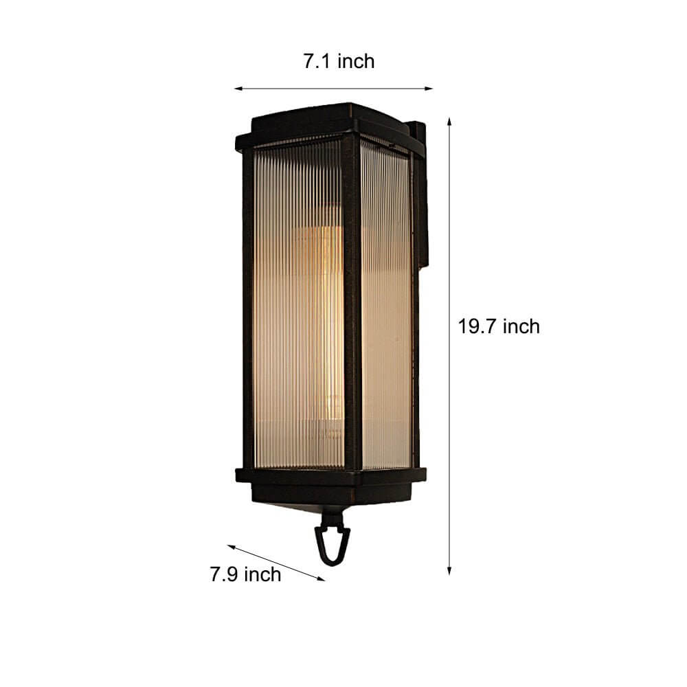 Modern Traditional Outdoor Light | Large E27 Replaceable LED Garden Sconce