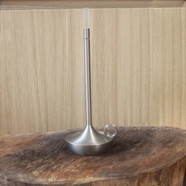 Light Luxury Aladdin Ambient Lamp - 3-Color Touch Metal Desk Decor Night Light