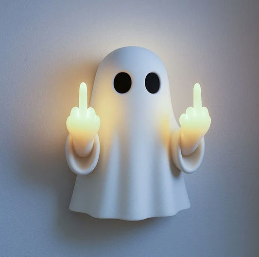 Middle Fingers Ghost Night Light