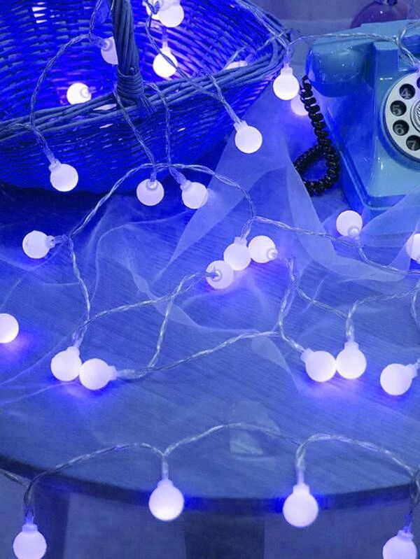 10-Ball Bulb String Lights | Luxury Frosted Globe LED Fairy Lights