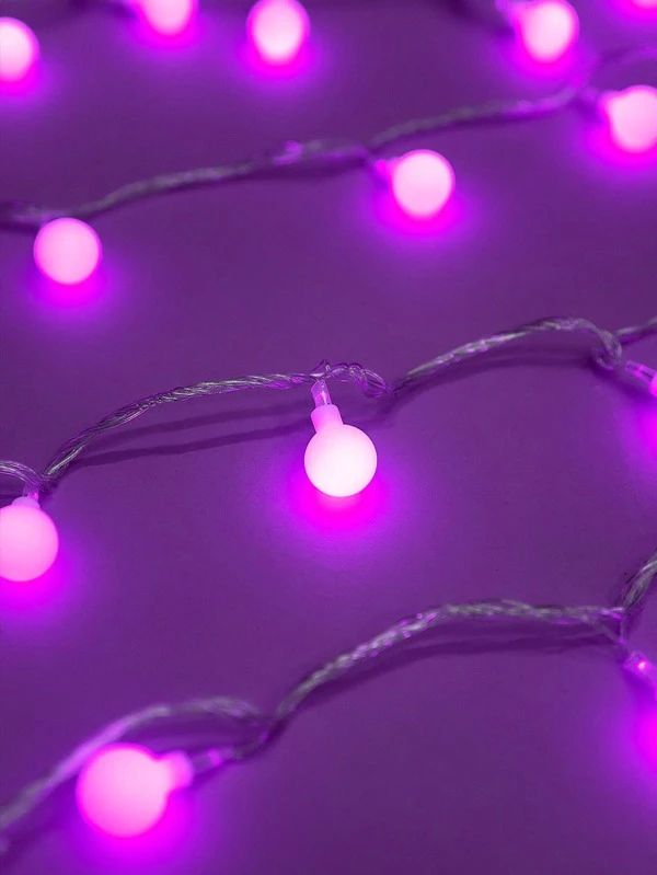 Rose Pink Ball String Lights | Luxury 1.5m Romantic Globe Fairy Lights