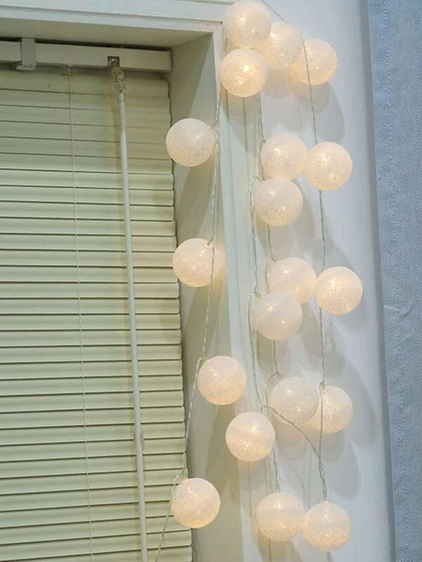 10-Ball Bulb String Lights | Luxury Battery-Powered Globe Fairy Lights