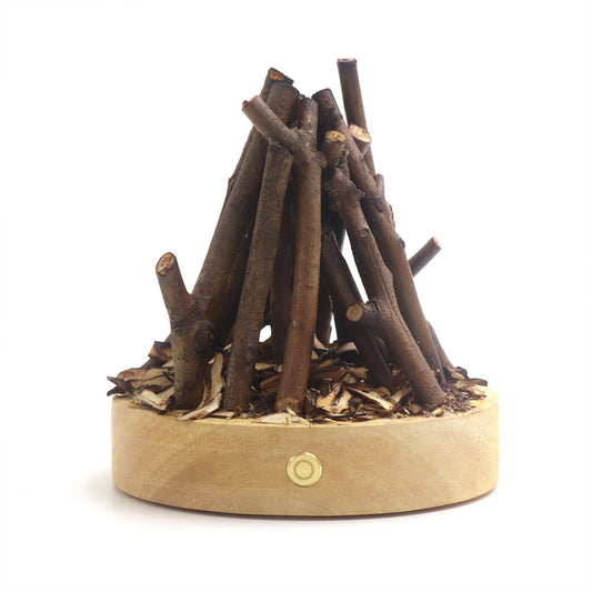 Portable Outdoor Branch Bonfire Lamp | Rechargeable Handcrafted Ambient Night Light