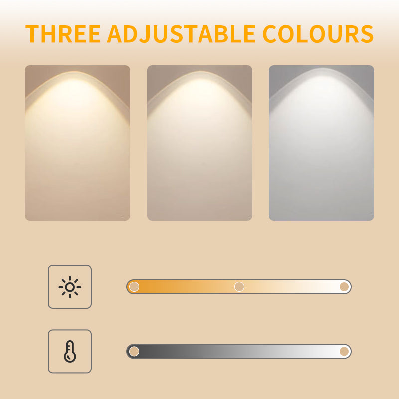 LED Smart Magnetic Human Body Sensor Light Set - Ultra-Thin Wireless Under Cabinet Sconce | Rechargeable Motion Sensor Closet Ligh