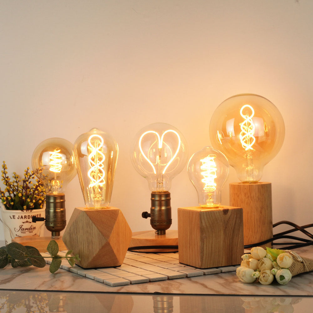 ST64  LED Flexible Filament Art Bulbs – 4 Pack