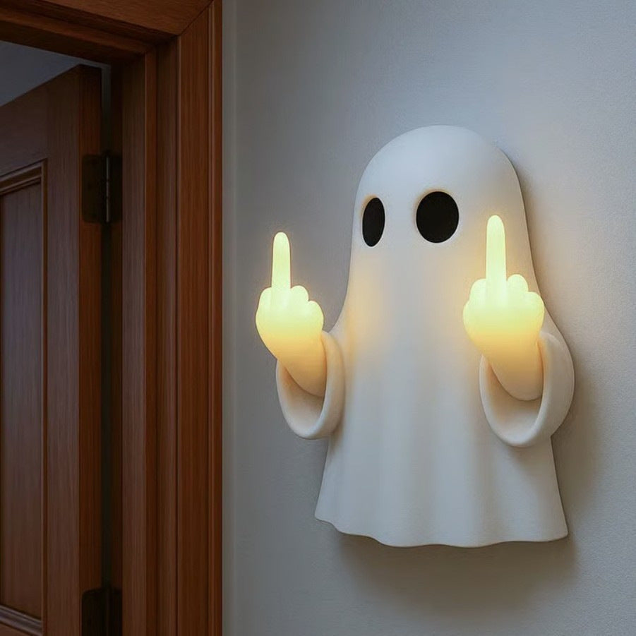 Middle Fingers Ghost Night Light