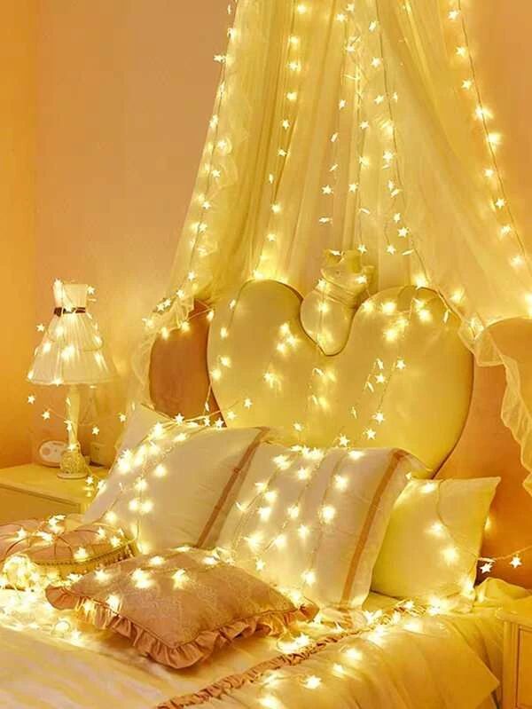 Star Bulb String Lights | Luxury 30-Piece Battery-Powered Star Fairy Lights