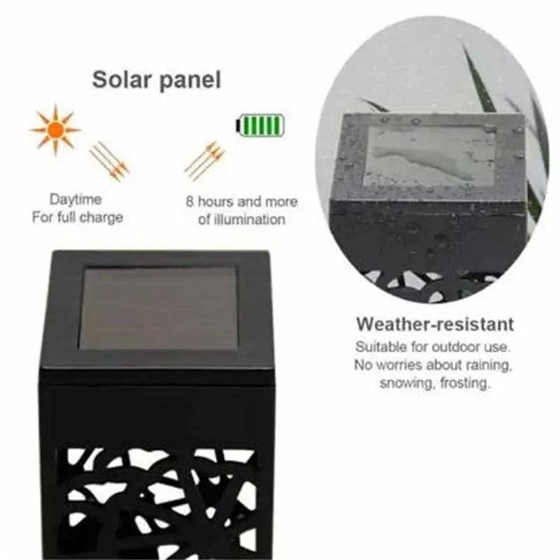 Outdoor Solar Ground Stake Light - Waterproof LED Landscape Pathway Lamp | Auto On/Off Solar Garden Spikes | White & Warm White