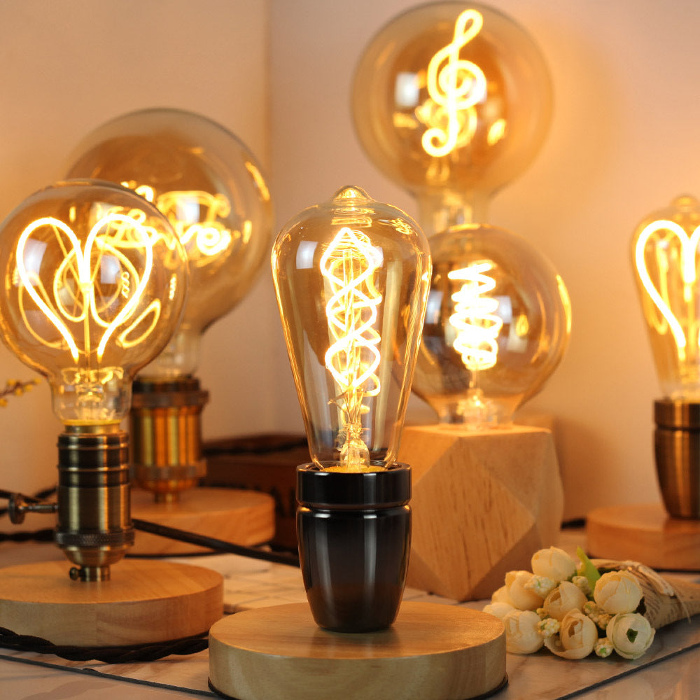 G95  LED Flexible Filament Art Bulbs – 4 Pack