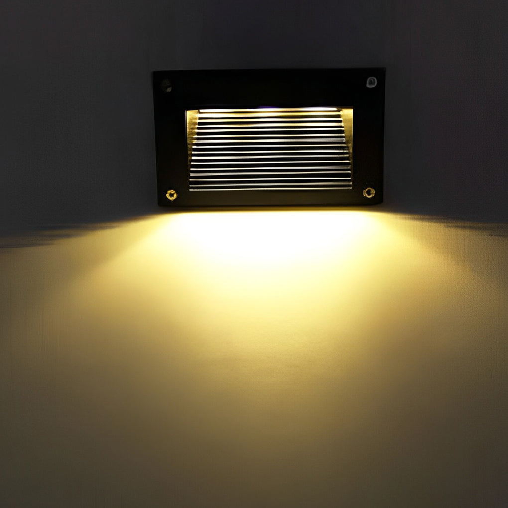 Visual Comfort Wall Recessed LED Step Light – Weatherproof Aluminum Architectural Stair Light