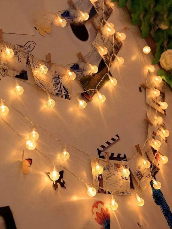 Crystal Bulb String Lights | 6m USB-Powered Collection