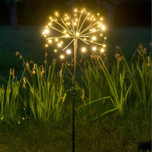 Solar Dandelion Yard Stake - Decorative LED Garden Pathway Light