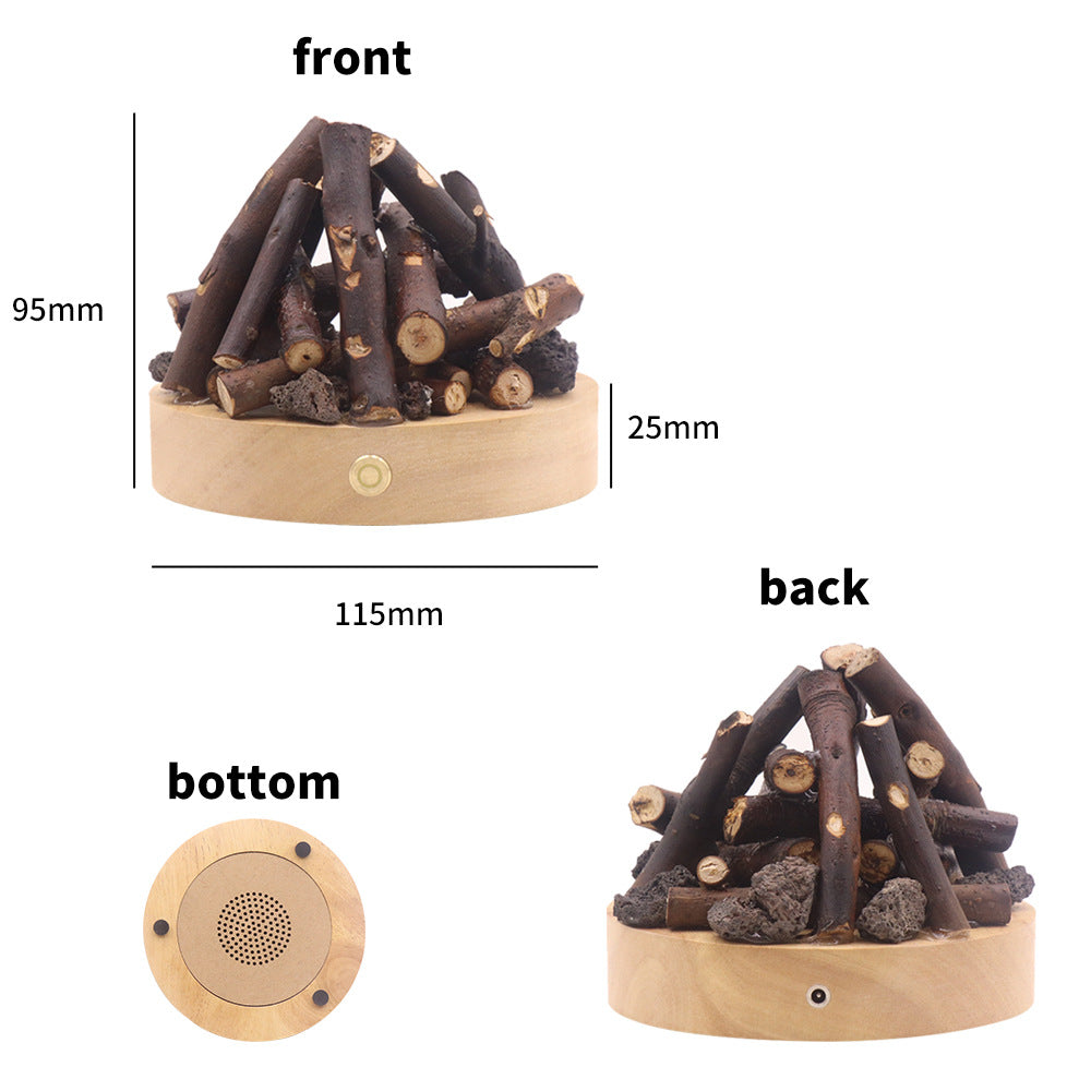 Portable Outdoor Branch Bonfire Lamp | Rechargeable Handcrafted Ambient Night Light