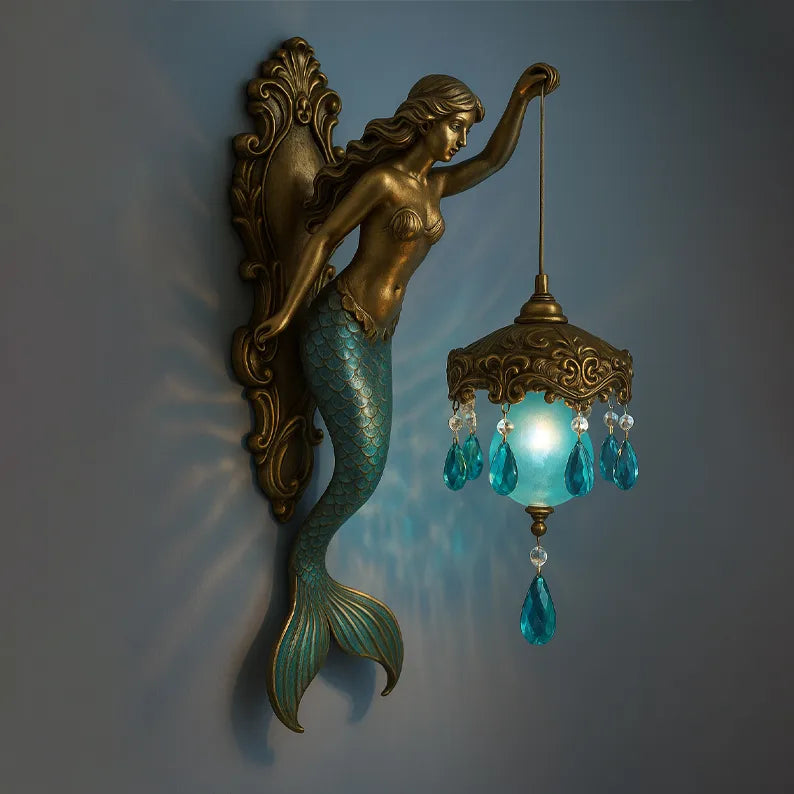 Myth Wall Lamp Collection - Handcrafted Mythological & Spiritual Figurine Sconces