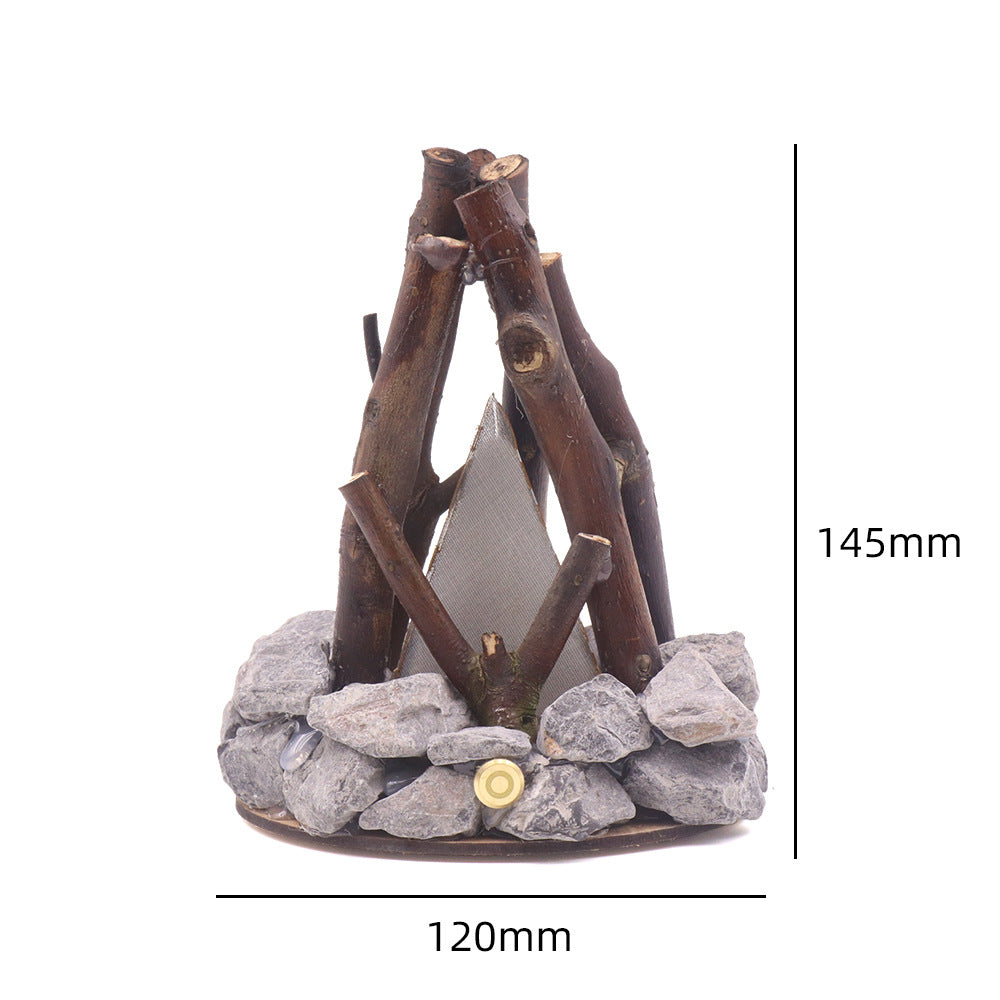 Portable Outdoor Branch Bonfire Lamp | Rechargeable Handcrafted Ambient Night Light