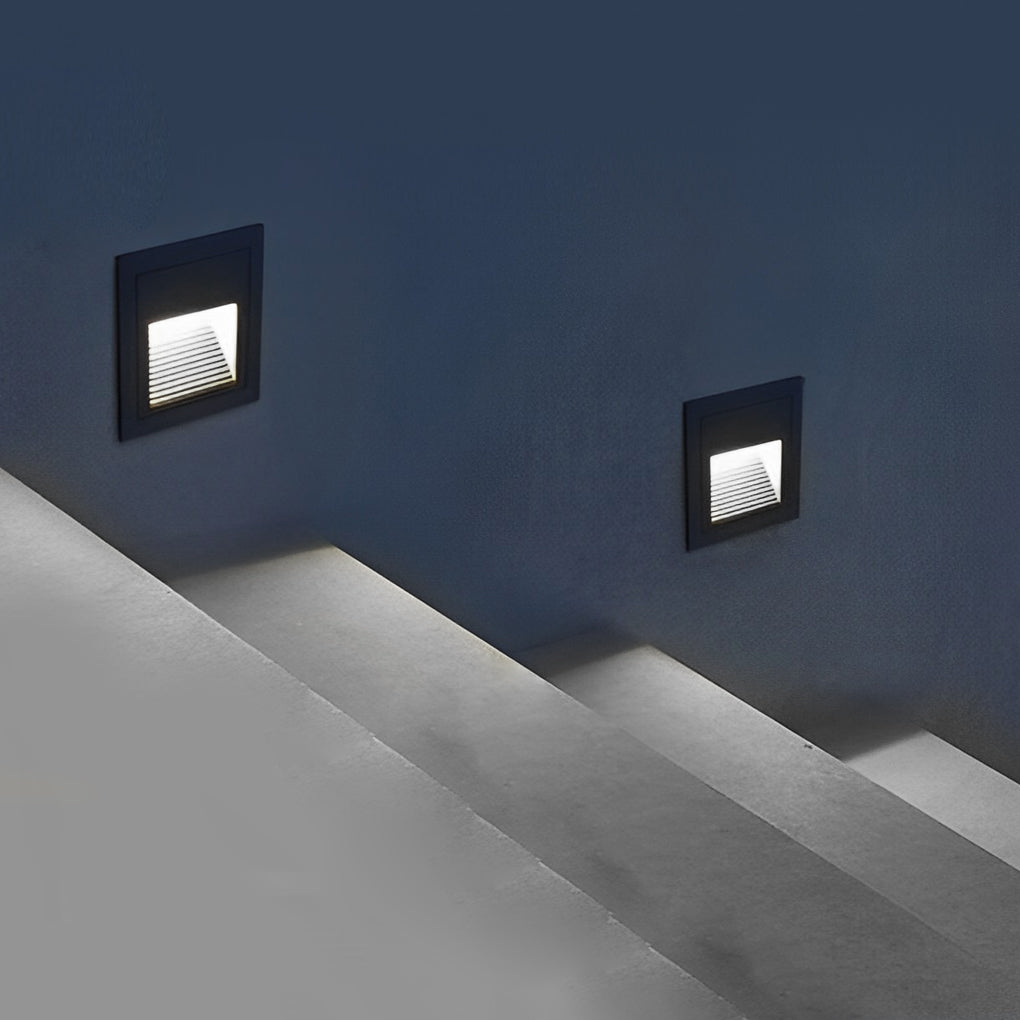 Visual Comfort Wall Recessed LED Step Light – Weatherproof Aluminum Architectural Stair Light