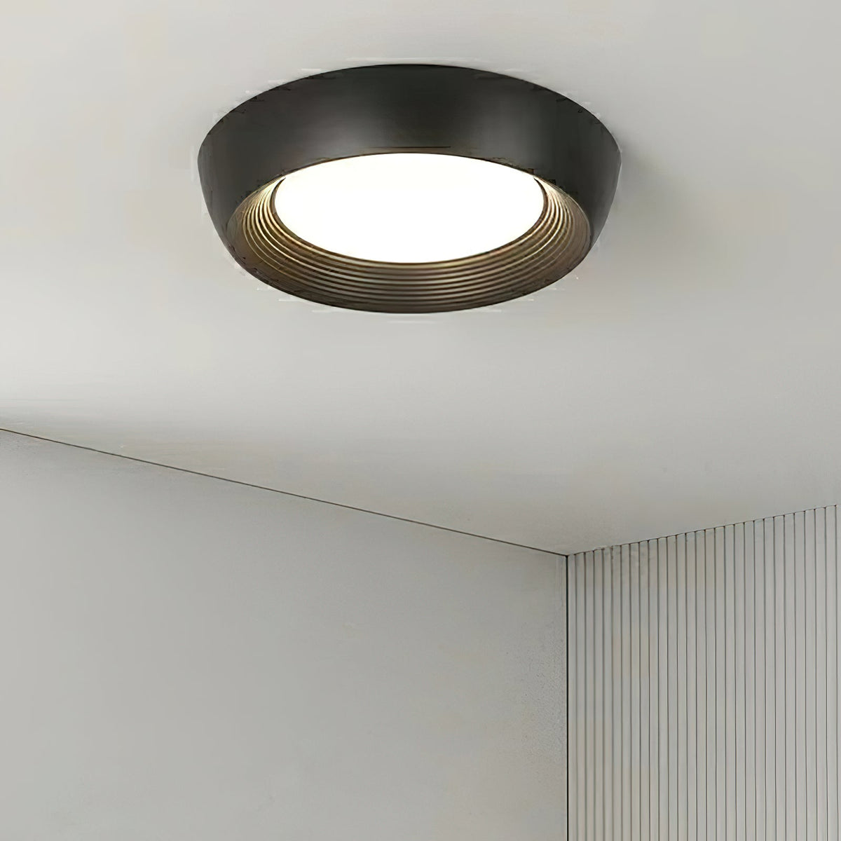 AFX Duncan Ceiling Light – Sleek Iron & Acrylic Flush Mount Modern Fixture