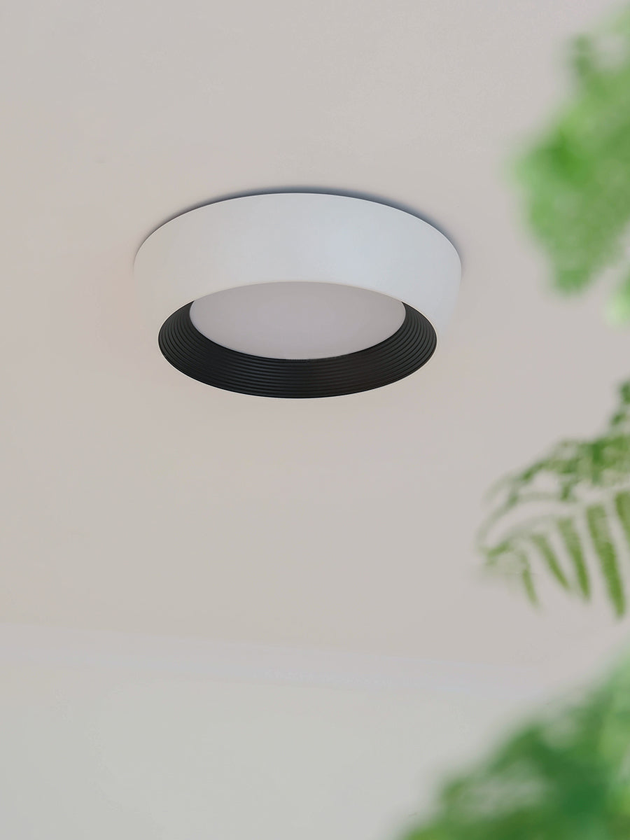 AFX Duncan Ceiling Light – Sleek Iron & Acrylic Flush Mount Modern Fixture